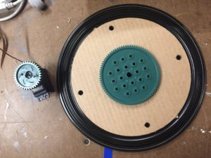Prototyping with gears and a lazy susan